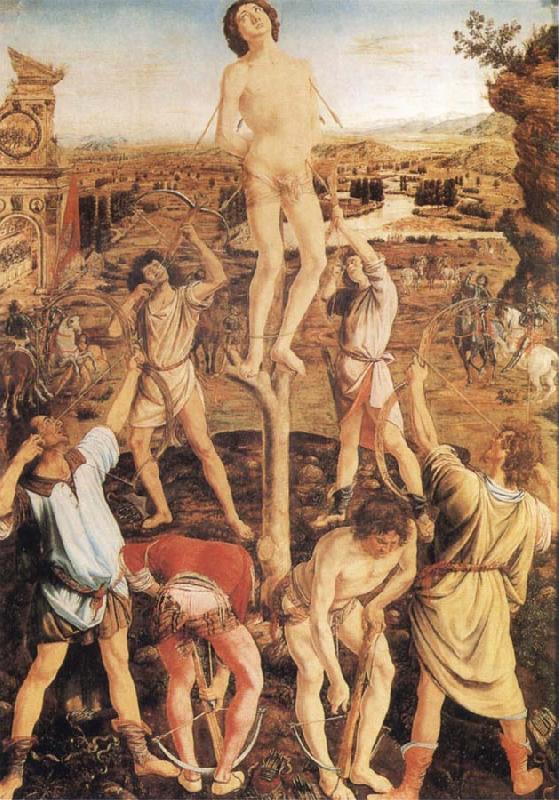 Antonio del Pollaiuolo The Martydom of St.Sebastian France oil painting art